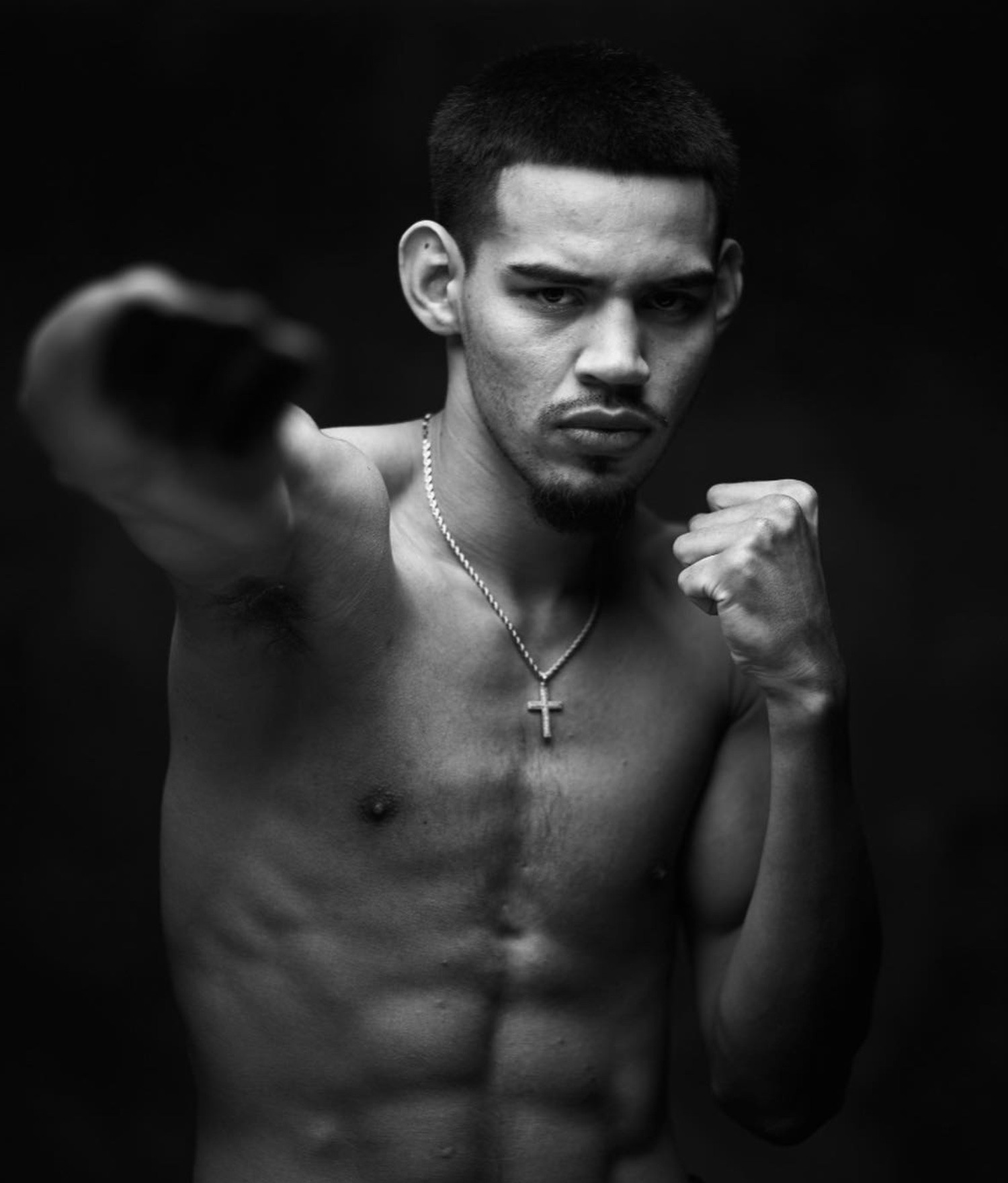 Professional boxer Diego Pacheco - middleweight division