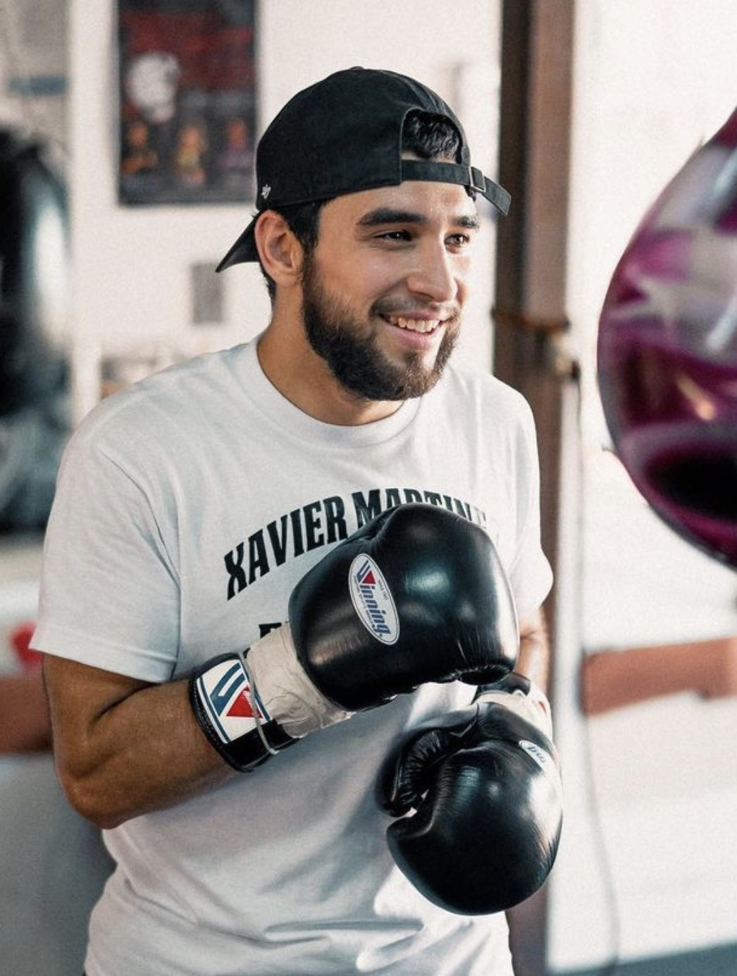 Professional boxer Xavier Martinez - featherweight division