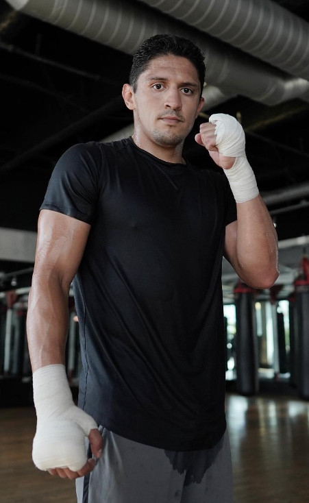 Professional boxer Giovani Santillan - welterweight division