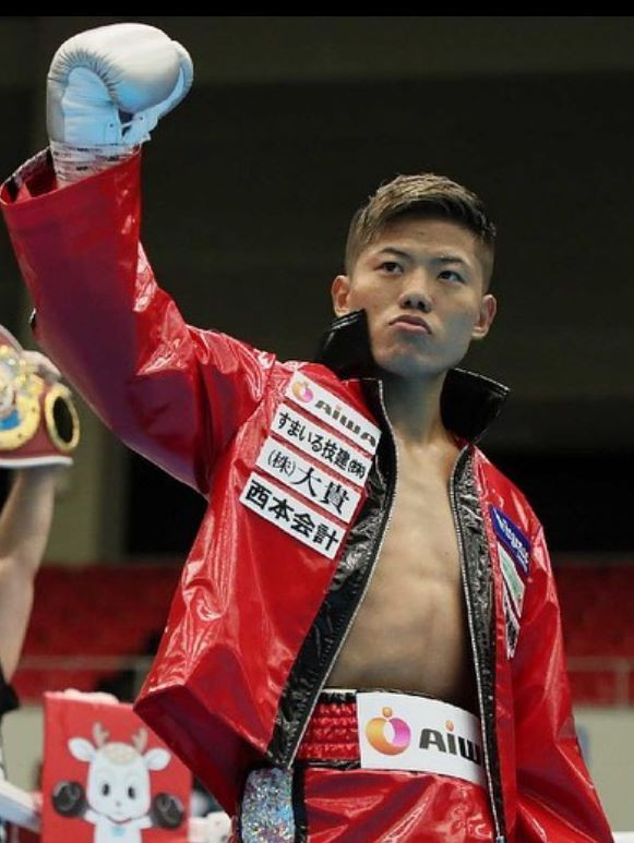 Professional boxer Yudai Shigeoka - flyweight division