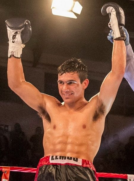 Professional boxer Gustavo Lemos - lightweight division