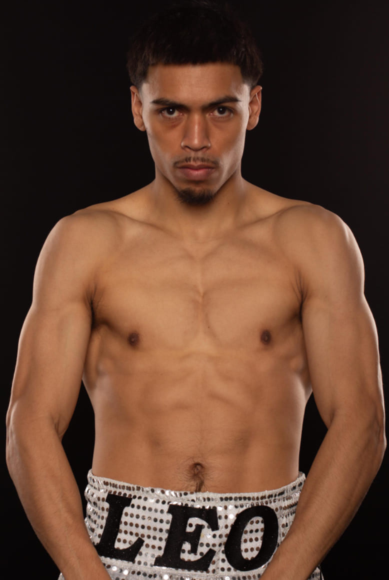 Professional boxer Angelo Leo - featherweight division