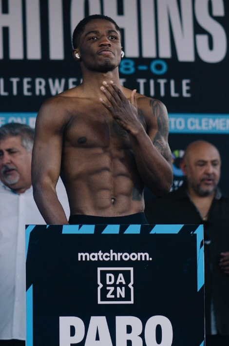 Professional boxer Jalil Hackett - welterweight division