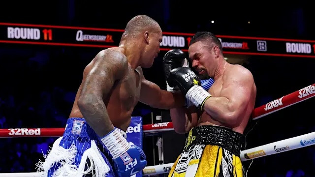 Tyson Fury reveals his scorecard before Wardley-Parker stoppage