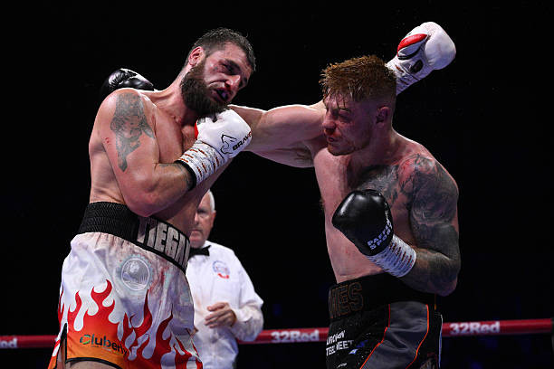 Zach Parker struggles to accept the loss